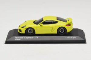 Porsche Cayman GT4 981 Zelený Minichamps 1:43 410066122 Kov