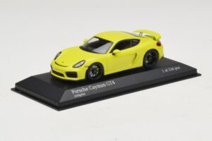 Porsche Cayman GT4 981 Zelený Minichamps 1:43 410066122 Kov – obrázok 2 z 5