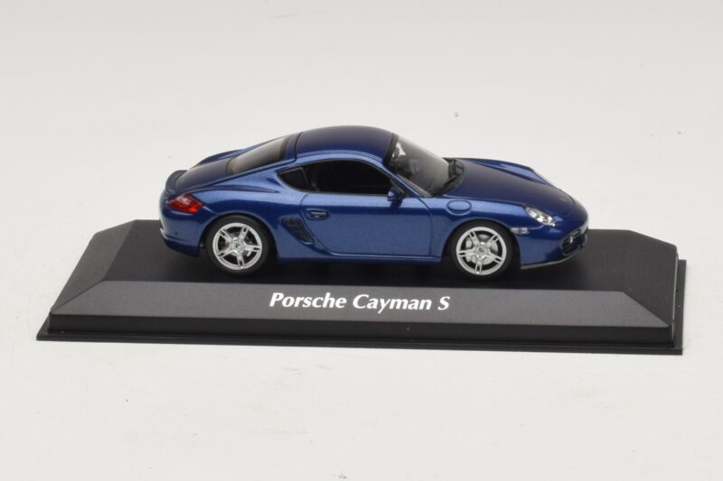 Porsche Cayman S 987 Modrá Metalíza Maxichamps 1:43 940065621 Kov