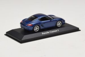 Porsche Cayman S 987 Modrá Metalíza Maxichamps 1:43 940065621 Kov – obrázok 2 z 5