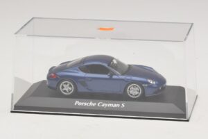 Porsche Cayman S 987 Modrá Metalíza Maxichamps 1:43 940065621 Kov – obrázok 4 z 5