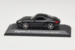 Porsche Cayman S 987 Porsche Design Edition 1 Čierny Minichamps 1:43 400065622 Kov