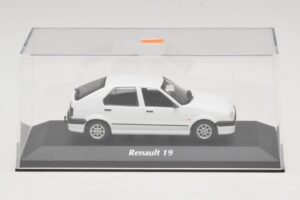 Renault 19 Biely Maxichamps 1:43 940113700 Diecast – obrázok 4 z 5
