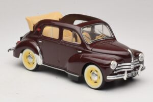 Renault 4CV Gaštanová Solido 1:18 8048 Kov – obrázok 4 z 6