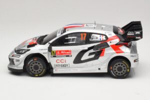 Toyota GR Yaris Rally1 #17 S. Ogier / V. Landais Rally Portugal Winner 2025 IXO 1:18 18RMC250A Kov – obrázok 3 z 6