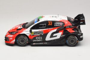 Toyota GR Yaris Rally1 #33 E. Evans / S. Martin Rally Monte Carlo 2026 IXO 1:18 18RMC269B Kov – obrázok 3 z 6