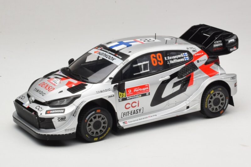 Toyota GR Yaris Rally1 #69 K. Rovanpera / J. Halttunen Rally Portugal 2025 IXO 1:18 18RMC250B Kov