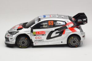 Toyota GR Yaris Rally1 #69 K. Rovanpera / J. Halttunen Rally Portugal 2025 IXO 1:18 18RMC250B Kov – obrázok 3 z 6