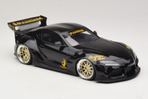 Toyota Supra GR A90 Pandem V1.0 Čierny TopSpeed 1:18 TS0307 Živica – obrázok 4 z 6
