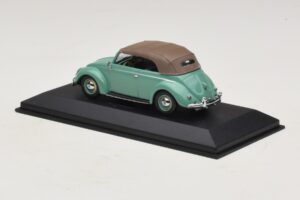 Volkswagen 1200 Kabriolet Mäkká Strecha Zelený Minichamps 1:43 430052042 Kov – obrázok 3 z 5
