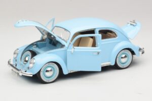 Volkswagen Chrobák Modrý Bburago 1:18 3381 Kov – obrázok 2 z 8