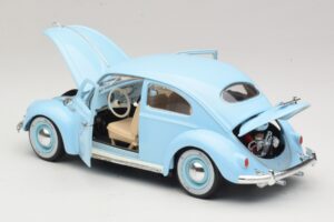 Volkswagen Chrobák Modrý Bburago 1:18 3381 Kov – obrázok 5 z 8