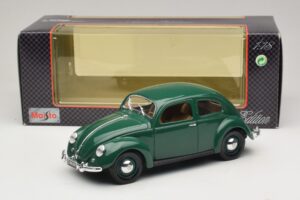 Volkswagen Beetle Zelená Maisto 1:18 32820 Kov – obrázok 8 z 8