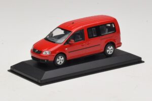 Volkswagen Caddy 2K Bus Červený Minichamps 1:43 CADDY009 Kov – obrázok 2 z 5