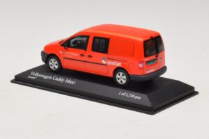 Volkswagen Caddy Maxi Mk3 Norway Post Minichamps 1:43 403057005 Kov – obrázok 3 z 5