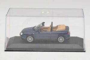 Volkswagen Golf Mk4 Kabriolet Modrý Dealerská Edícia Minichamps 1:43 GOLF005 Kov – obrázok 4 z 5