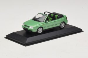 Volkswagen Golf Mk4 Kabriolet Zelená Metalíza Minichamps 1:43 430058335 Kov – obrázok 2 z 5