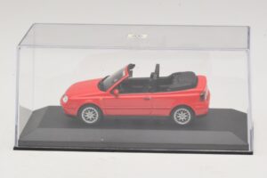 Volkswagen Golf Mk4 Kabriolet Červený Dealerská Edícia Minichamps 1:43 GOLF006 Kov – obrázok 4 z 5
