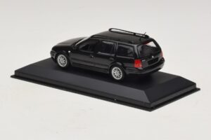 Volkswagen Golf Mk4 Variant Sport Highline BBS Edition Čierny Minichamps 1:43 GOLF008 Kov – obrázok 3 z 5