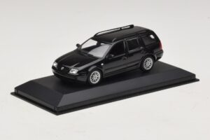 Volkswagen Golf Mk4 Variant Sport Highline BBS Edition Čierny Náhradná Škatuľa Minichamps 1:43 GOLF008-R1 Kov – obrázok 2 z 5