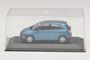 Volkswagen Golf Plus Mk5 Modrá Metalíza Náhradná Škatuľa Minichamps 1:43 GOLF02-R1 Kov – obrázok 4 z 5