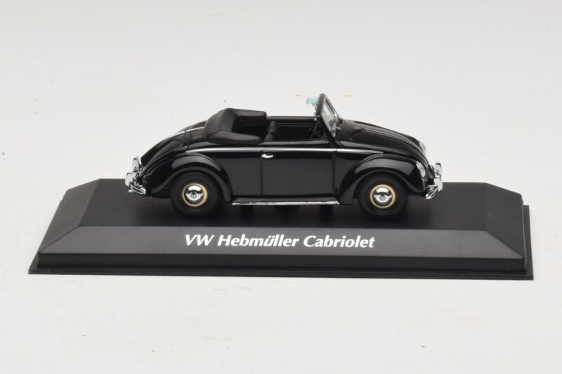 Volkswagen Hebmuller Kabriolet Čierny Maxichamps 1:43 940052130 Kov