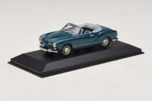 Volkswagen Karmann Ghia Kabriolet Tmavomodrý Minichamps 1:43 GHIA001 Kov – obrázok 2 z 5