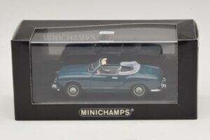 Volkswagen Karmann Ghia Kabriolet Tmavomodrý Minichamps 1:43 GHIA001 Kov – obrázok 5 z 5