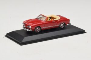 Volkswagen Karmann Ghia Kabriolet Tmavočervený Minichamps 1:43 5032 Kov – obrázok 2 z 5