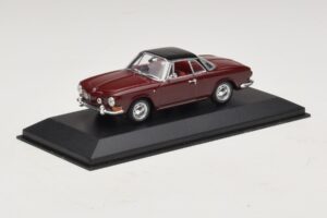 Volkswagen Karmann Ghia Červený S Čiernou Strechou Minichamps 1:43 GHIA002 Kov – obrázok 2 z 5