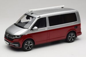 Volkswagen T6.1 California Ocean Tornado Red / Reflex Silver Otto 1:18 OT1342 Živica